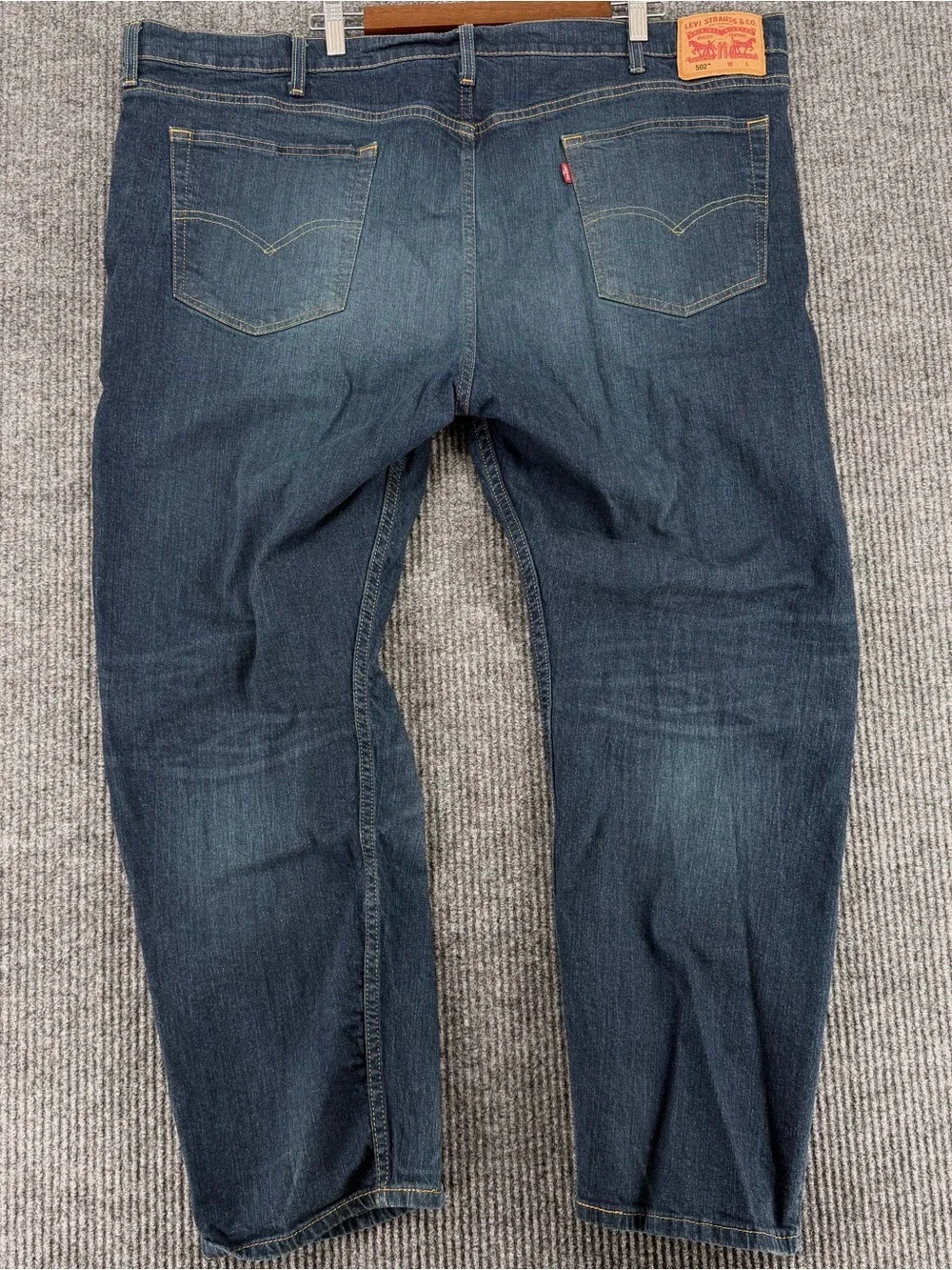 Levi's 502‎ Jeans Men's 48x32 Blue Denim Big Size Regular Taper